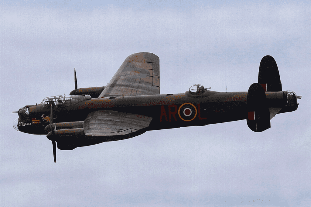 lancaster bomber plane sky lancaster bomber plane sky